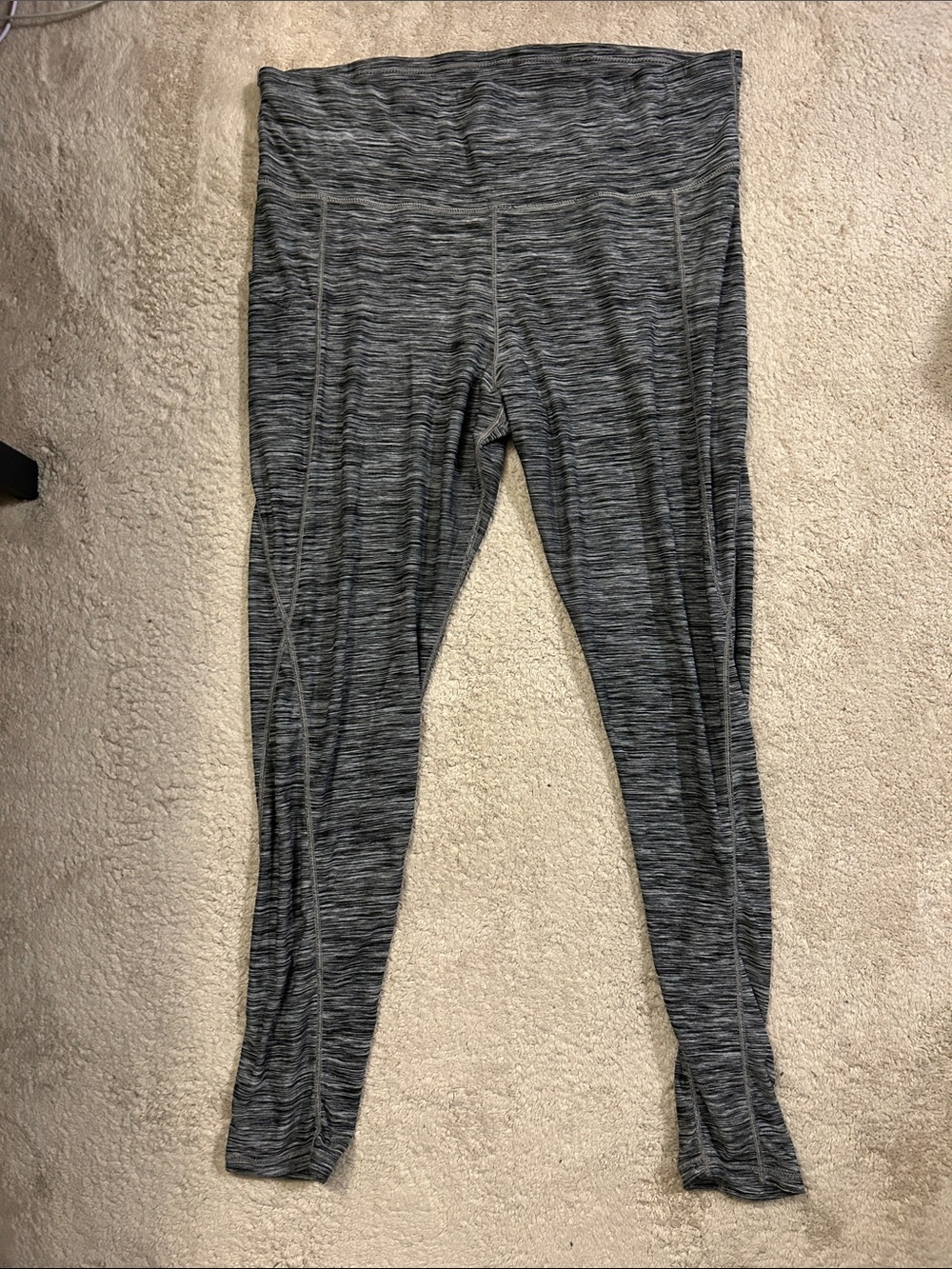 Women’s High-Rise Space-Dye Leggings - Gray